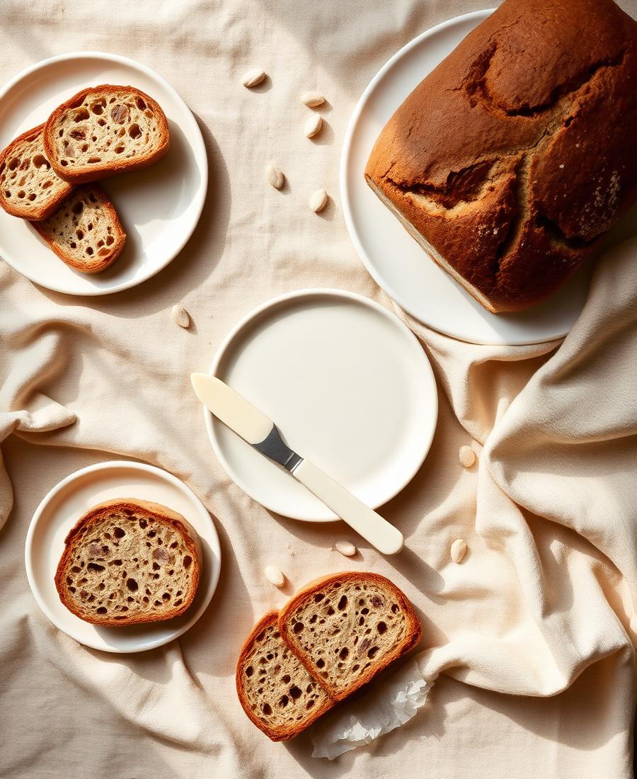 Bakery flatlay
